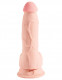 King Cock Plus Triple Density 5 Inch Cock With Balls - Flesh Image