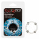 Steel Beaded Silicone Ring - Large Image
