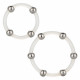 Steel Beaded Silicone Ring Set Image