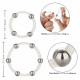 Steel Beaded Silicone Ring Set Image
