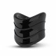 Stay Hard - Beef Ball Stretcher Snug X Long - 1 Inch Diameter - Black Image