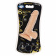 Pro Sensual Premium Silicone 6 Inch Dong With 3  Cockrings - Flesh Image