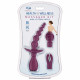 Cloud 9 Health and Wellness Anal Clitoral and Nipple Massager Kit - Purple Image
