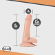 Dr. Skin - Dr. Spin - 6 Inch Gyrating Realistic Dildo - Vanilla Image