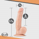 Dr. Skin - Dr. Spin - 8 Inch Gyrating Realistic Dildo - Vanilla Image
