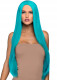33 Inch Long Straight Center Part Wig - Turquoise Image