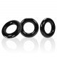 Willy Rings 3-Pack Cockrings - Black Image