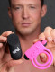 Bang - Silicone Cock Ring and Bullet With Remote Control - Pink Image