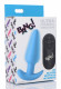 21x Silicone Butt Plug With Remote - Blue Image