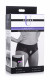 Lace Envy Black Crotchless Panty Harness - L/xl Image