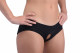 Lace Envy Black Crotchless Panty Harness - L/xl Image