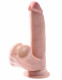 8 Inch Triple Density Cock With Swinging Balls - Light Image