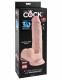9 Inch Triple Density Cock With Swinging Balls - Light Image