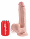 9 Inch Triple Density Cock With Swinging Balls - Light Image