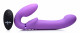 10x Ergo- Fit G-Pulse Inflatable and Vibrating  Strapless Strap- on - Purple Image