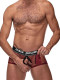 Cock Pit Net Mini Cock Ring Short - Small - Burgundy Image