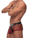 Cock Pit Net Mini Cock Ring Short - Small - Burgundy Image