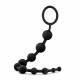 Anal Adventures - Platinum - Silicone 10 Anal   Beads - Black Image