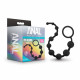 Anal Adventures - Platinum - Silicone 10 Anal   Beads - Black Image