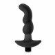 Anal Adventures - Platinum - Silicone Vibrating  Prostate Massager 03 - Black Image