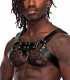 Aries Leather Harness - One Size - Black Image