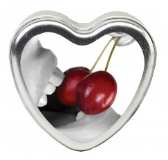 Edible Heart Candle - Cherry - 4 Oz - Tester - Minimum Purchase Required -