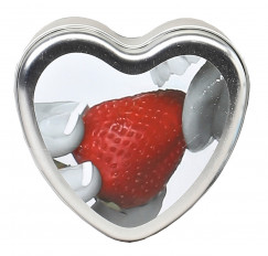 Edible Heart Candle - Strawberry - 4 Oz. - Tester - Minimum Purchase Required -