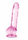 Naturally Yours - 8 Inch Crystalline Dildo - Rose Image