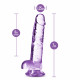 Naturally Yours - 7 Inch Crystalline Dildo -  Amethhyst Image