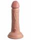 King Cock Elite 6 Inch Silicone Dual Density Cock  - Light Image