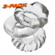 Bonemaker 3-Pack Boner Rings - Clear Image