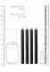 Teasing Wax Candles Large - Blk - 4-Pack Image