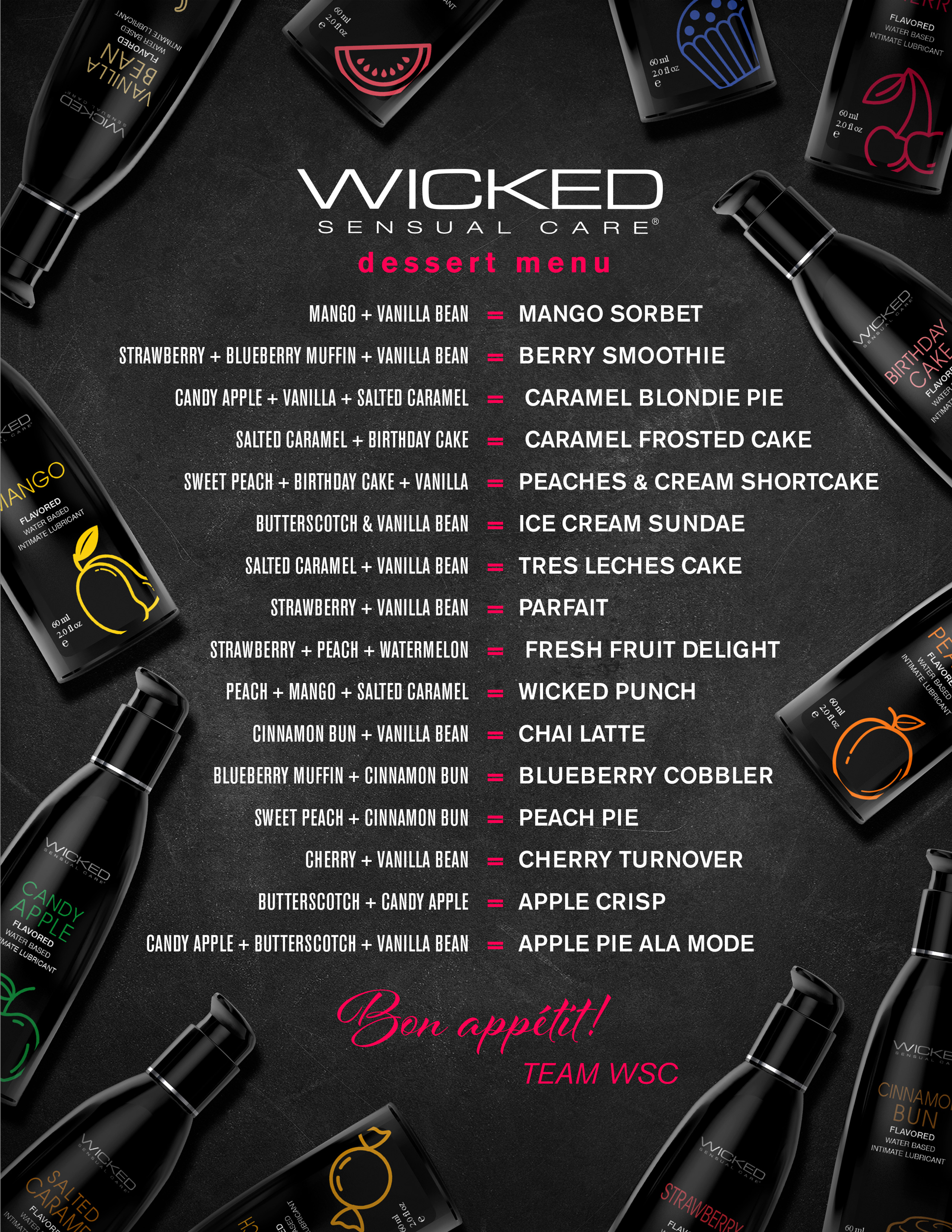 Wicked Sensual Care Birthday Cake Flavored Water Based Intimate