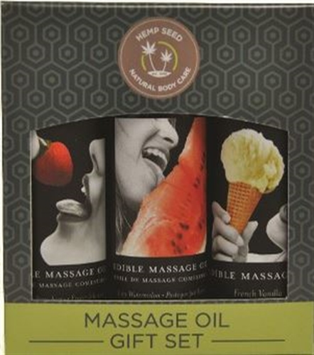 EB-MSE002 Vanilla Edible Massage Oil 8oz Honeys Place