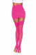 Sheer Thigh Highs - One Size - Hot Pink Image