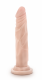 Dr. Skin Silicone - Dr. Carter - 7 Inch Dong With Suction Cup - Vanilla Image