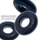 Ringer Cockring 3 Pack - Small - Night Black Image