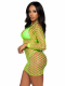 Supreme Fence Net Mini Dress - One Size - Neon  Green Image