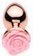 Pink Rose Gold Anal Plug - Large Image