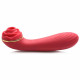 Bloomgasm Passion Petals 10x Suction Rose Vibrator - Red Image