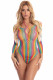 More Color Long Sleeve Bodysuit - One Size - Rainbow Image