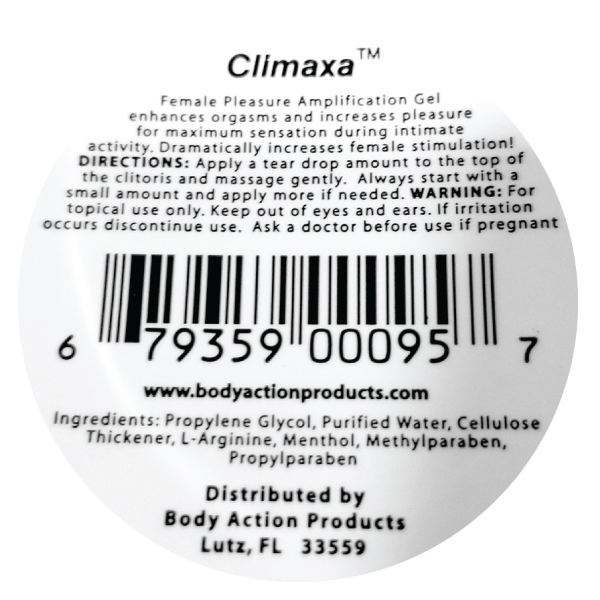 Body Action Climaxa Stimulating Gel Sample Packets Ba-Csg4Ppdj
