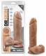 Dr. Skin Silicone - Dr. Julian - 9 Inch Dildo With Suction Cup - Mocha Image