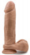 Dr. Skin Silicone - Dr. Julian - 9 Inch Dildo With Suction Cup - Mocha Image