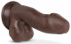 Au Naturel - Troy - 6 Inch Dildo - Chocolate Image