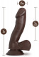 Au Naturel - Troy - 6 Inch Dildo - Chocolate Image