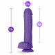 Au Naturel - Bold - Big John - 11 Inch Dildo - Purple Image