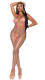 Rainbow Net Footless Bodystocking - One Size -  Multicolor Image