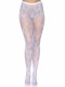 Butterfly Net Tights - One Size - White Image