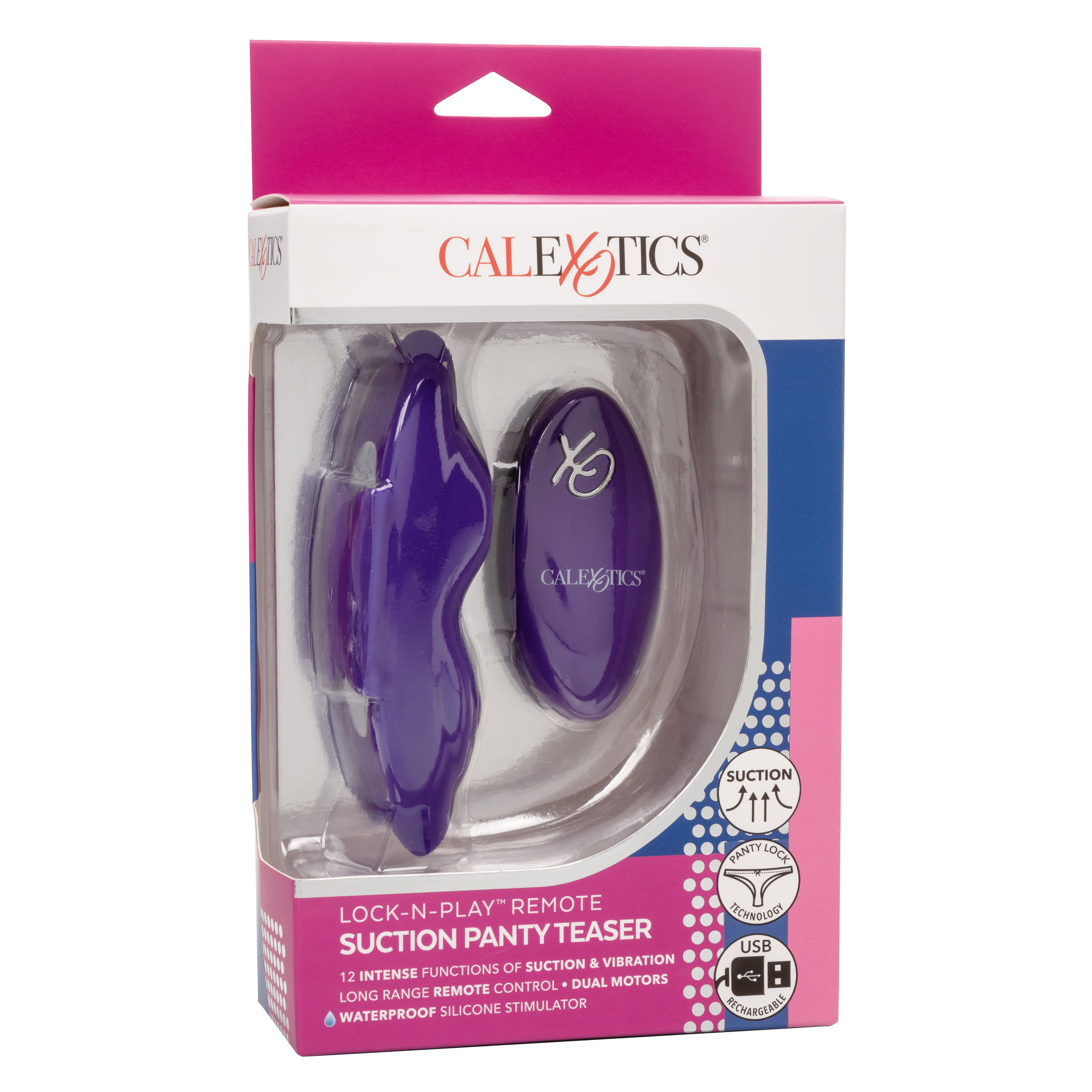 Calexotics Lock-N-Play Remote Suction Panty Teaser Hp-Se0077573